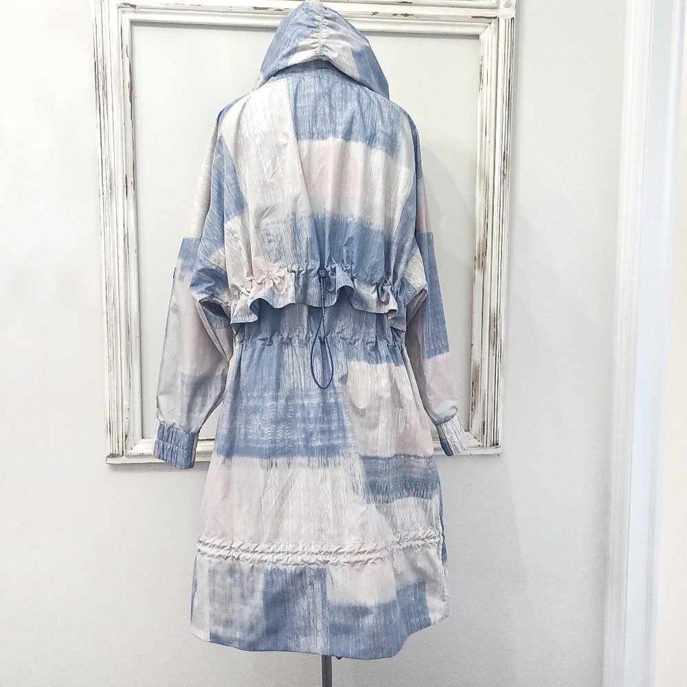 NWOT Adidas by Stella McCartney Pastel Brushstroke Athleisure Streetwear Parka - Picture 14 of 16
